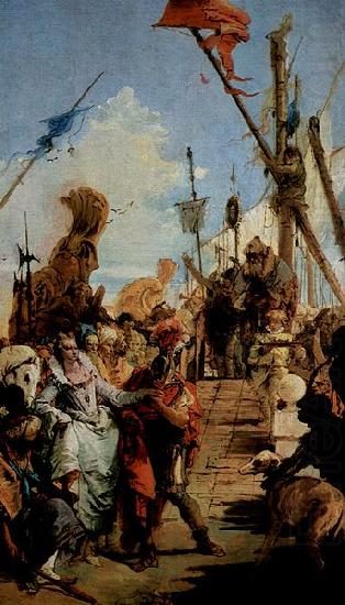 Giovanni Battista Tiepolo Treffen von Marc Antonius und Kleopatra china oil painting image